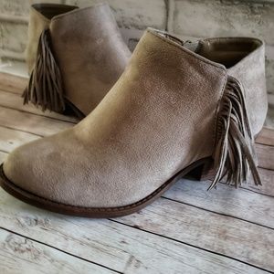 SOLD Suede Ankle Booties